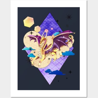 dragon diamond Posters and Art